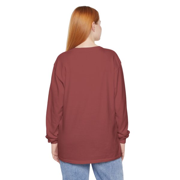 unisex garment dyed long sleeve t shirt