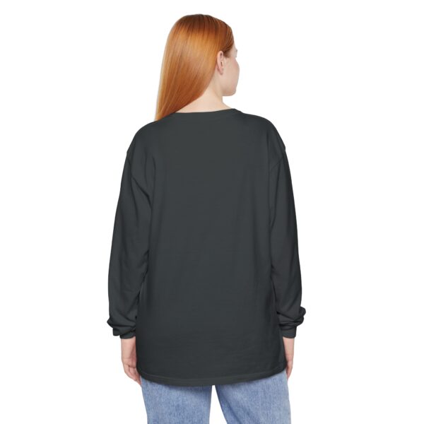 unisex garment dyed long sleeve t shirt