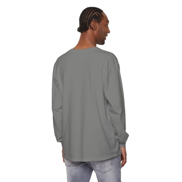 unisex garment dyed long sleeve t shirt