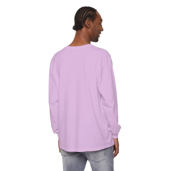 unisex garment dyed long sleeve t shirt