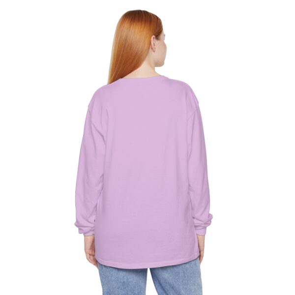 unisex garment dyed long sleeve t shirt