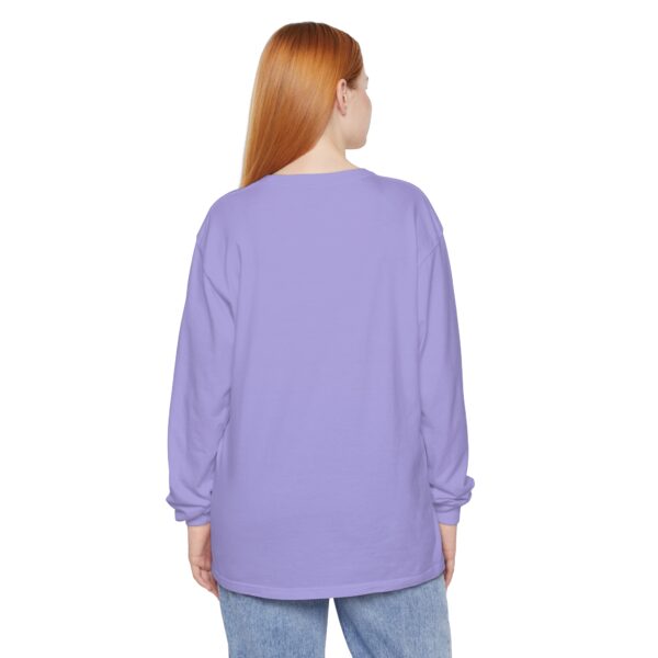 unisex garment dyed long sleeve t shirt