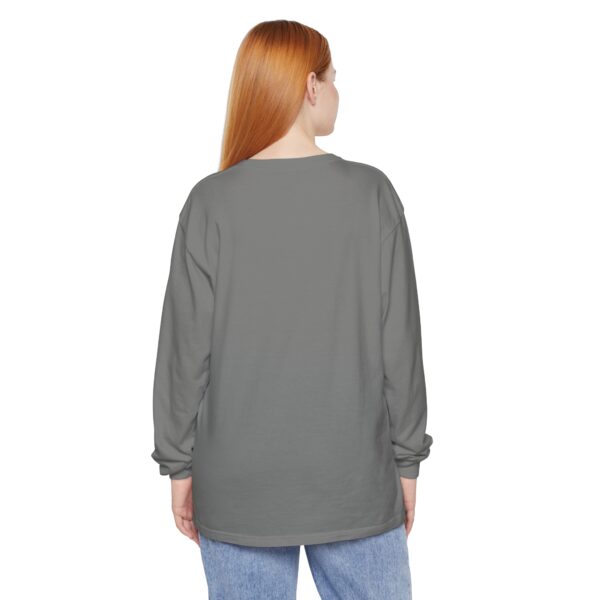 unisex garment dyed long sleeve t shirt